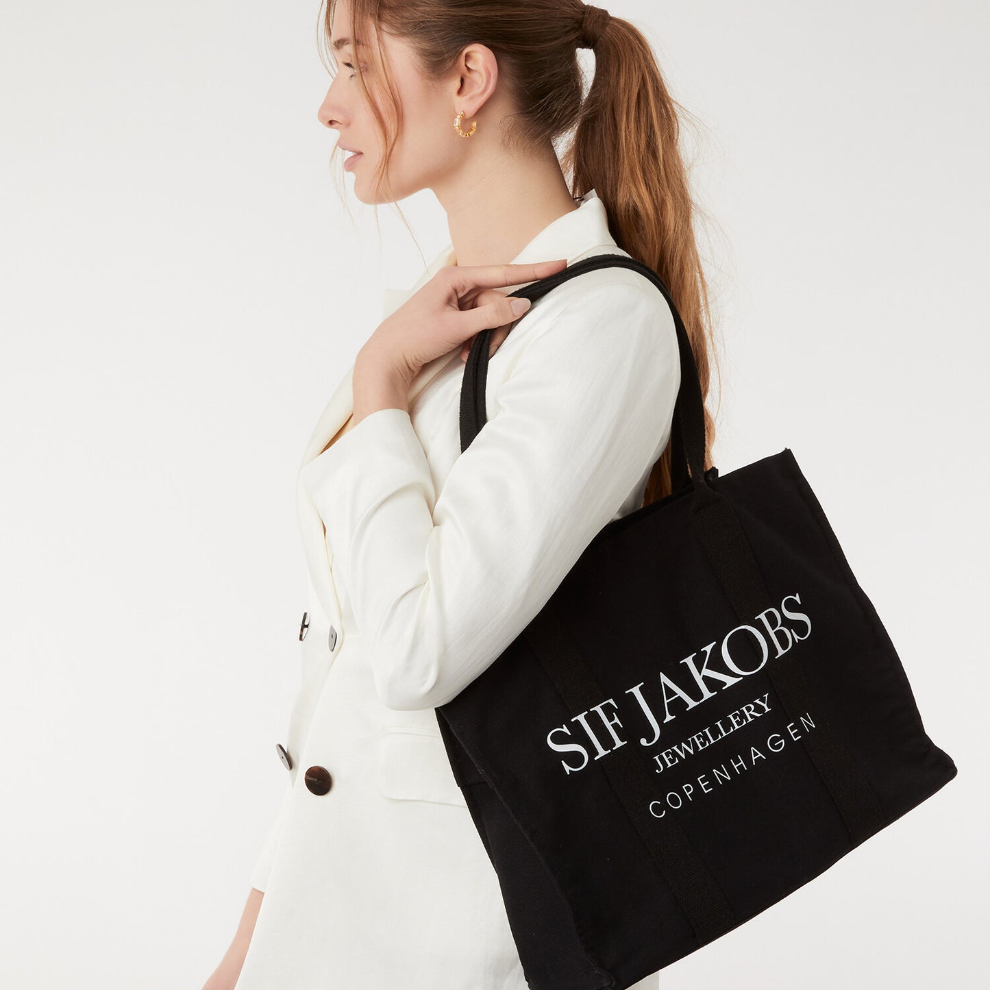 Tote Bag Black - Sif Jakobs Jewellery