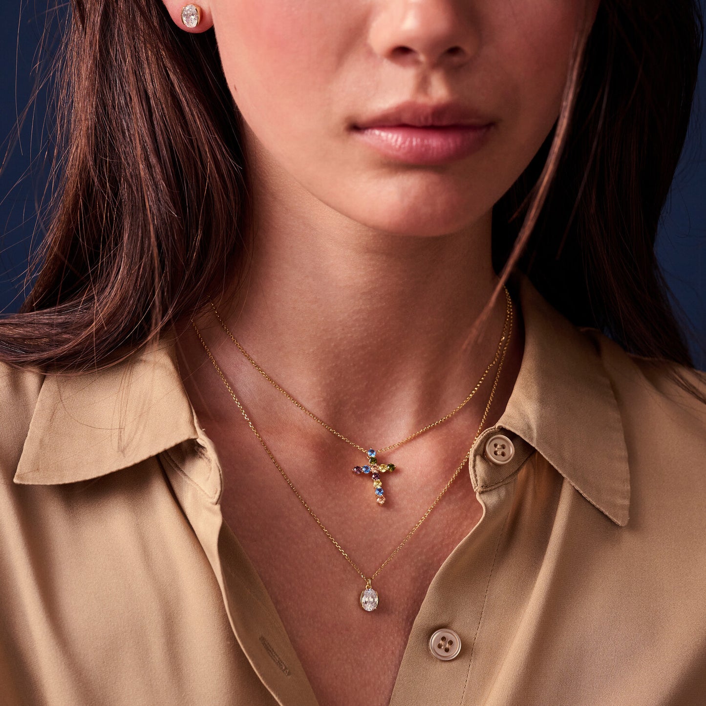 18Kvergoldet | Weiß