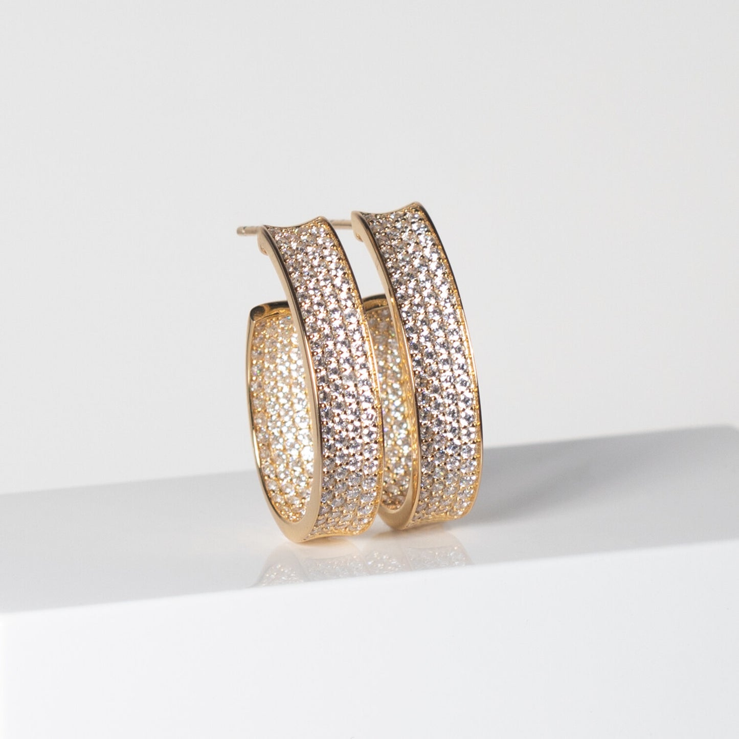 18Kvergoldet | Weiß