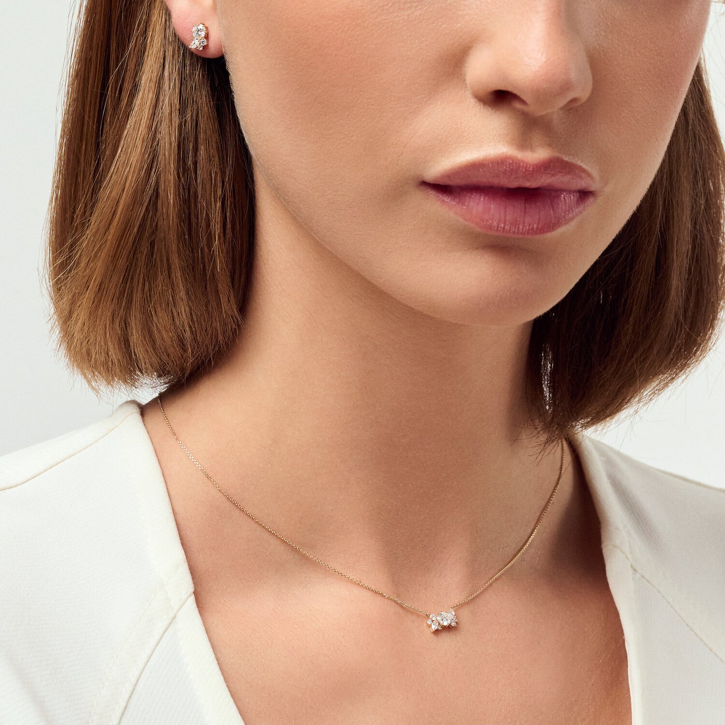 Halskette Lovere - mit lab-grown diamanten