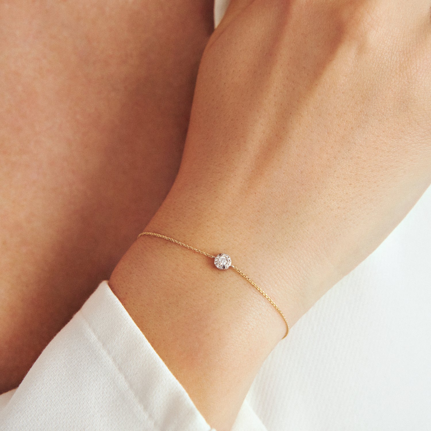 14k Gelbgold & Weissgold