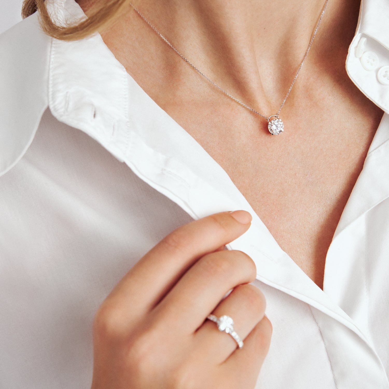 14k Weissgold | 2.00 ct