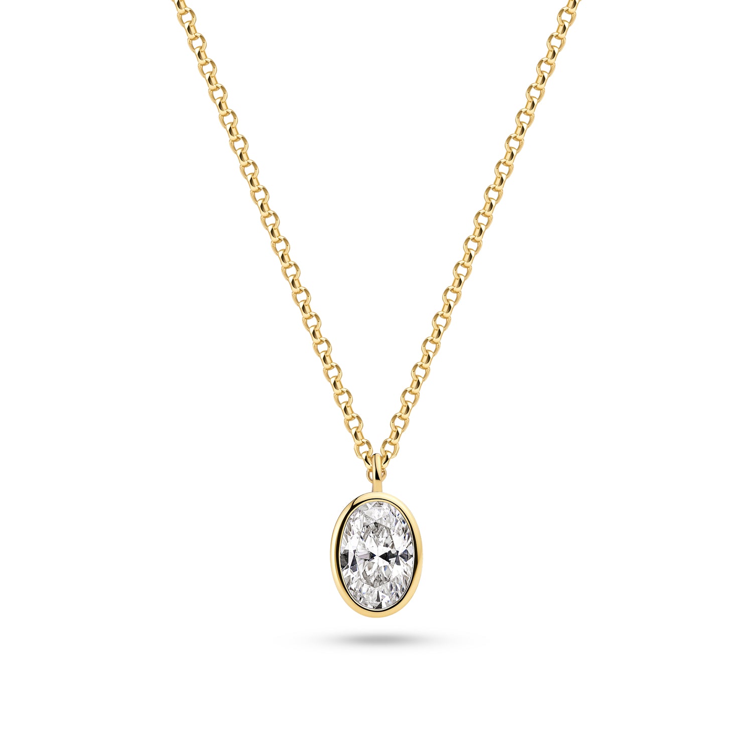 18Kvergoldet | Weiß