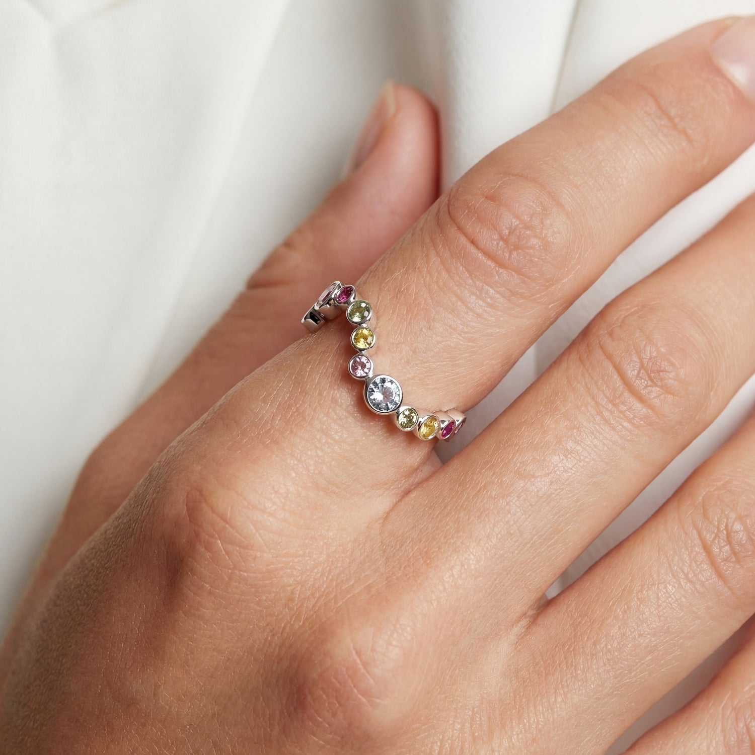 Sterlingsilber 925 | Bunt | 60, Sterlingsilber 925 | Bunt | 58, Sterlingsilber 925 | Bunt | 56, Sterlingsilber 925 | Bunt | 54, Sterlingsilber 925 | Bunt | 52, Sterlingsilber 925 | Bunt | 50