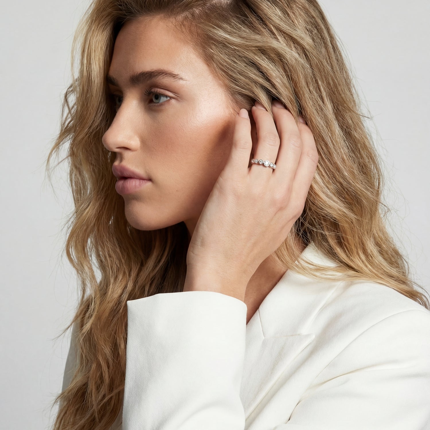 Sterlingsilber 925 | Weiß | 60, Sterlingsilber 925 | Weiß | 58, Sterlingsilber 925 | Weiß | 56, Sterlingsilber 925 | Weiß | 54, Sterlingsilber 925 | Weiß | 52, Sterlingsilber 925 | Weiß | 50