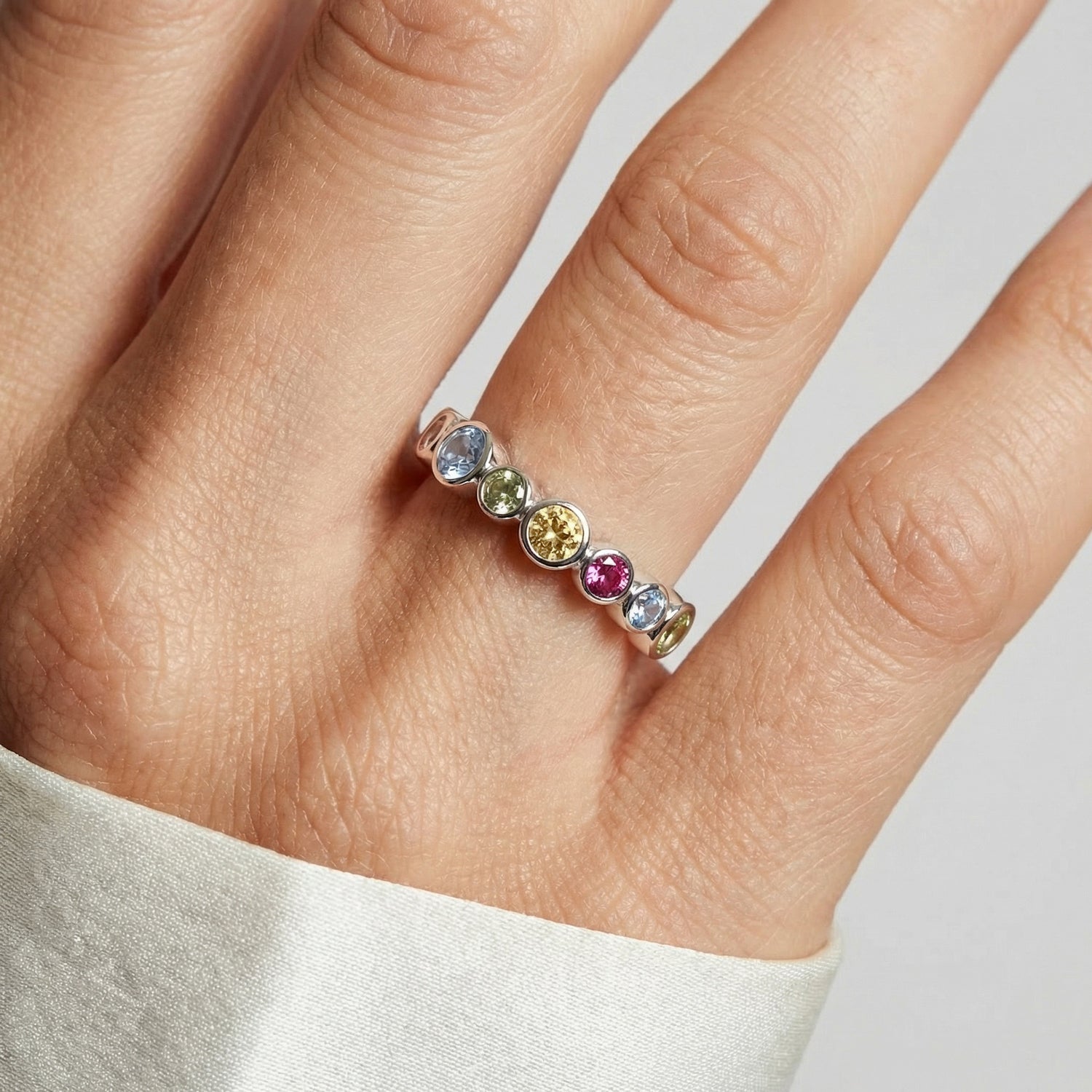 Sterlingsilber 925 | Bunt | 60, Sterlingsilber 925 | Bunt | 58, Sterlingsilber 925 | Bunt | 56, Sterlingsilber 925 | Bunt | 54, Sterlingsilber 925 | Bunt | 52, Sterlingsilber 925 | Bunt | 50