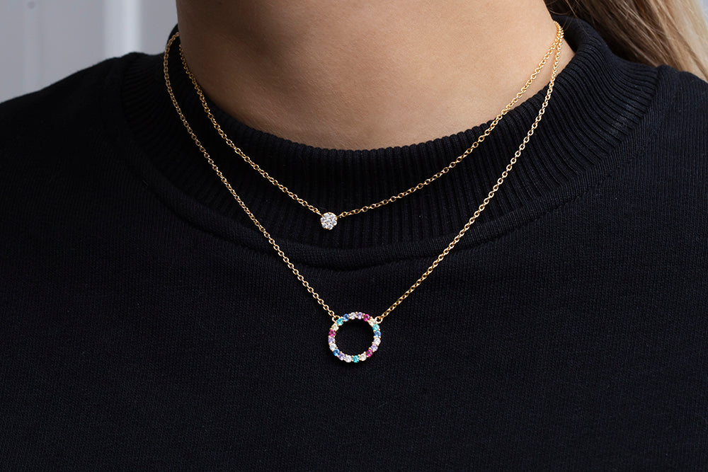 18Kvergoldet | Regenbogen | Grande